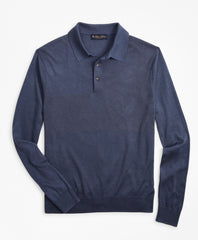 Silk And Cotton Polo Sweater