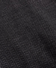 Washable Merino Wool Herringbone Half-Zip