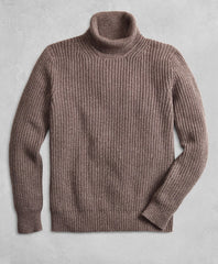 Golden Fleece® Wool-Cashmere Turtleneck Sweater