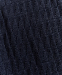 Golden Fleece® 3-D Knit Fine-Gauge Cashmere-Silk Textured Crewneck Sweater