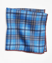 Medallion Plaid Pocket Square