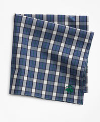 Supima® Cotton Check Pocket Square