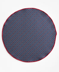 Nautical Print Pocket Circle
