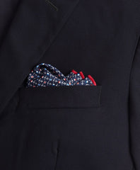 Nautical Print Pocket Circle