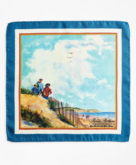 Limited Edition Archival Collection Spring 1981 Silk Pocket Square