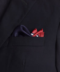 BB#1 Rep Stripe Pocket Square