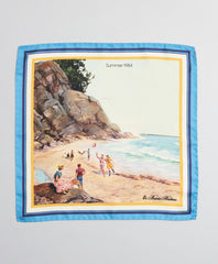 Limited Edition Archival Collection Spring 1984 Silk Pocket Square