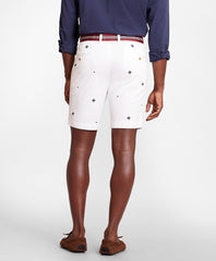 Foulard Embroidered Shorts