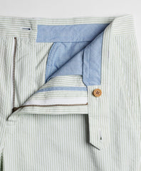 Stripe Seersucker Shorts