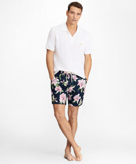 Montauk 6" Lily Print Swim Trunks