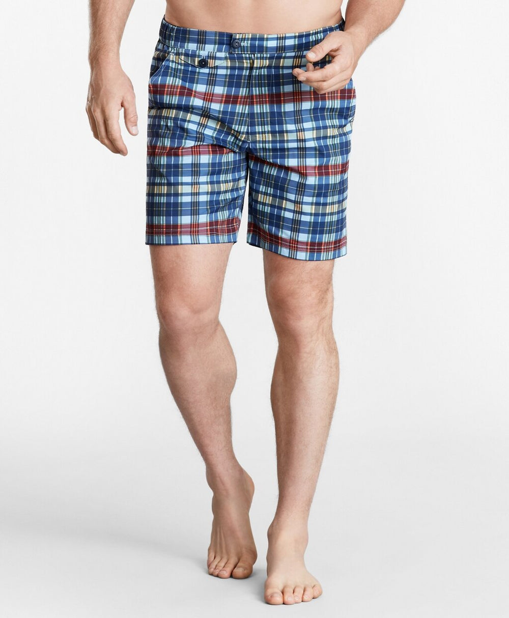Newport 7" Plaid Swim Trunks