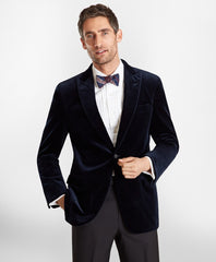 Madison Fit Velvet Tuxedo Jacket