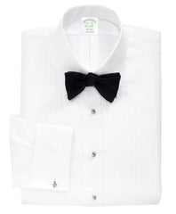 Milano Fit Ten-Pleat Tennis Collar Tuxedo Shirt
