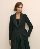 Crepe Shawl-Collar Dinner Jacket