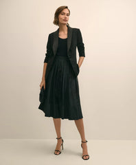 Crepe Shawl-Collar Dinner Jacket