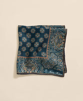 Ornate Motif Silk Pocket Square