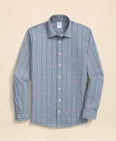Performance Series Stretch Spread Collar Glen Plaid Sport Shirt