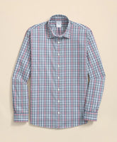Performance Series Stretch Spread Collar Multi-Gingham Sport Shirt