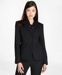 Petite Wool Two-Button Jacket