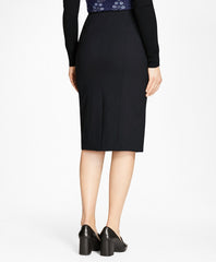 Petite Wool Pencil Skirt