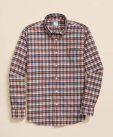 Portuguese Flannel Polo Button Down Collar Multi-Check Shirt