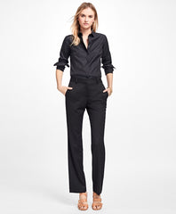 Petite Gabardine Trousers
