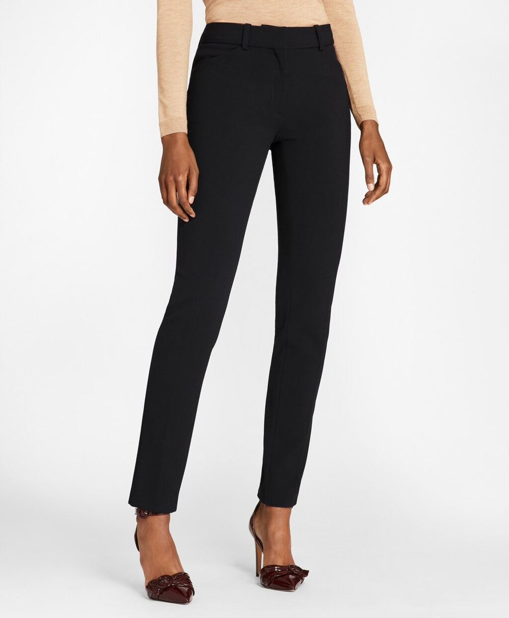 Petite Stretch Wool Cavalry Twill Pants