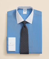 Ground Stripe Dress Shirt Pure Supima® Cotton Regular-Finish Ainsley Collar