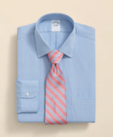 Pure Supima® Cotton Regular-Finish Ainsley Collar Micro Check Dress Shirt
