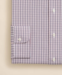 Micro Check Dress Shirt Pure Supima® Cotton Regular-Finish English Spread Collar
