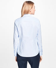 Petite Non-Iron Tailored-Fit Supima® Cotton Dress Shirt
