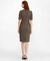 Petite Glen Plaid Sheath Dress