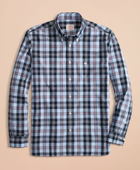 Plaid Cotton Broadcloth Sport Shirt