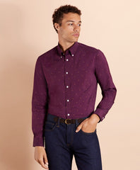 Performance Series Geometric Print Poplin Shirt