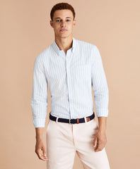 Performance Series Striped Poplin Shirt