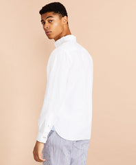 Seersucker Striped-Pocket Shirt