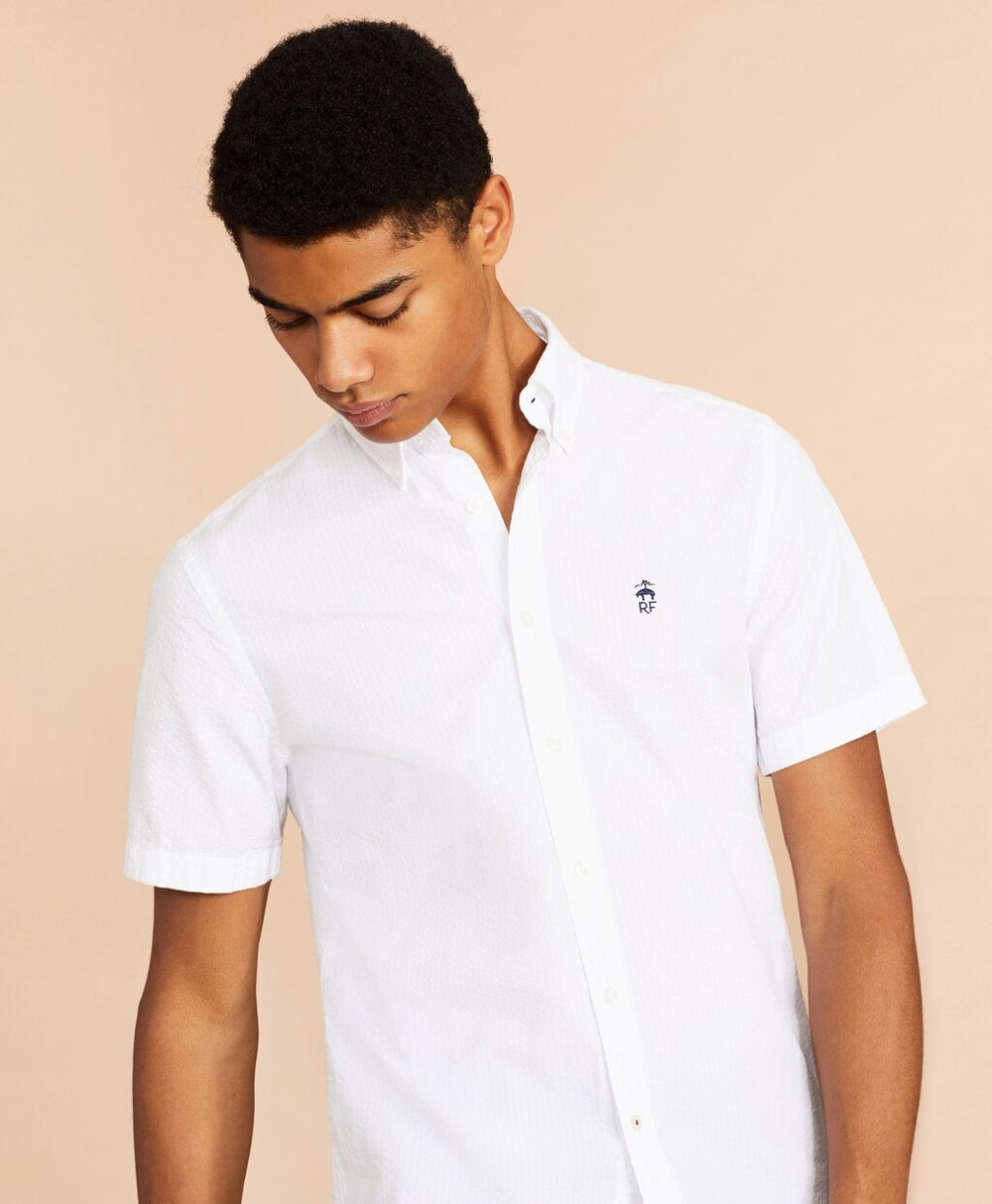 Seersucker Short-Sleeve Shirt