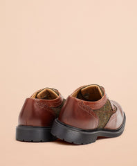 Two-Tone Brogue Dress Shoes
