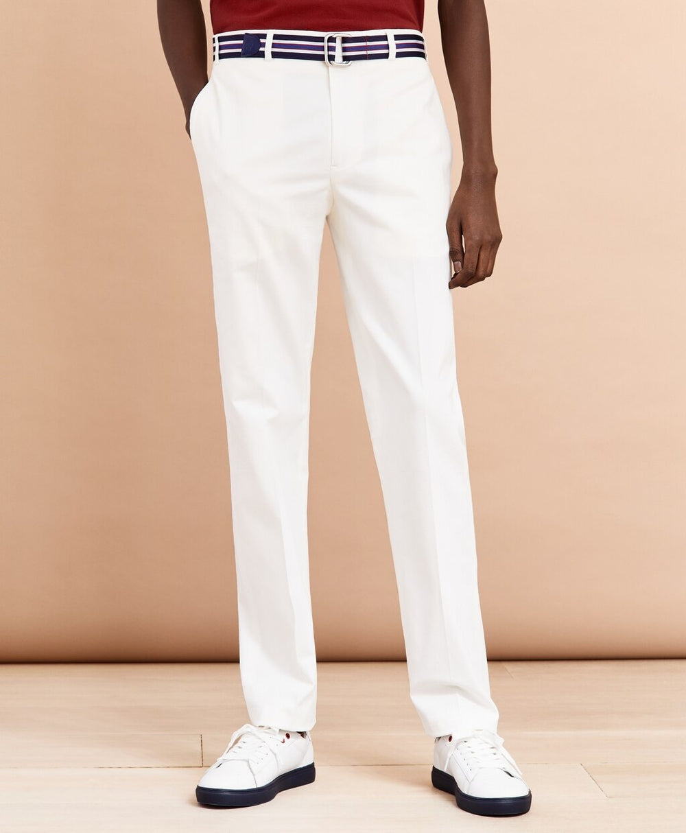 Cotton-Blend Stretch Trousers