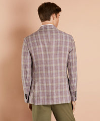 Plaid Linen Sport Coat