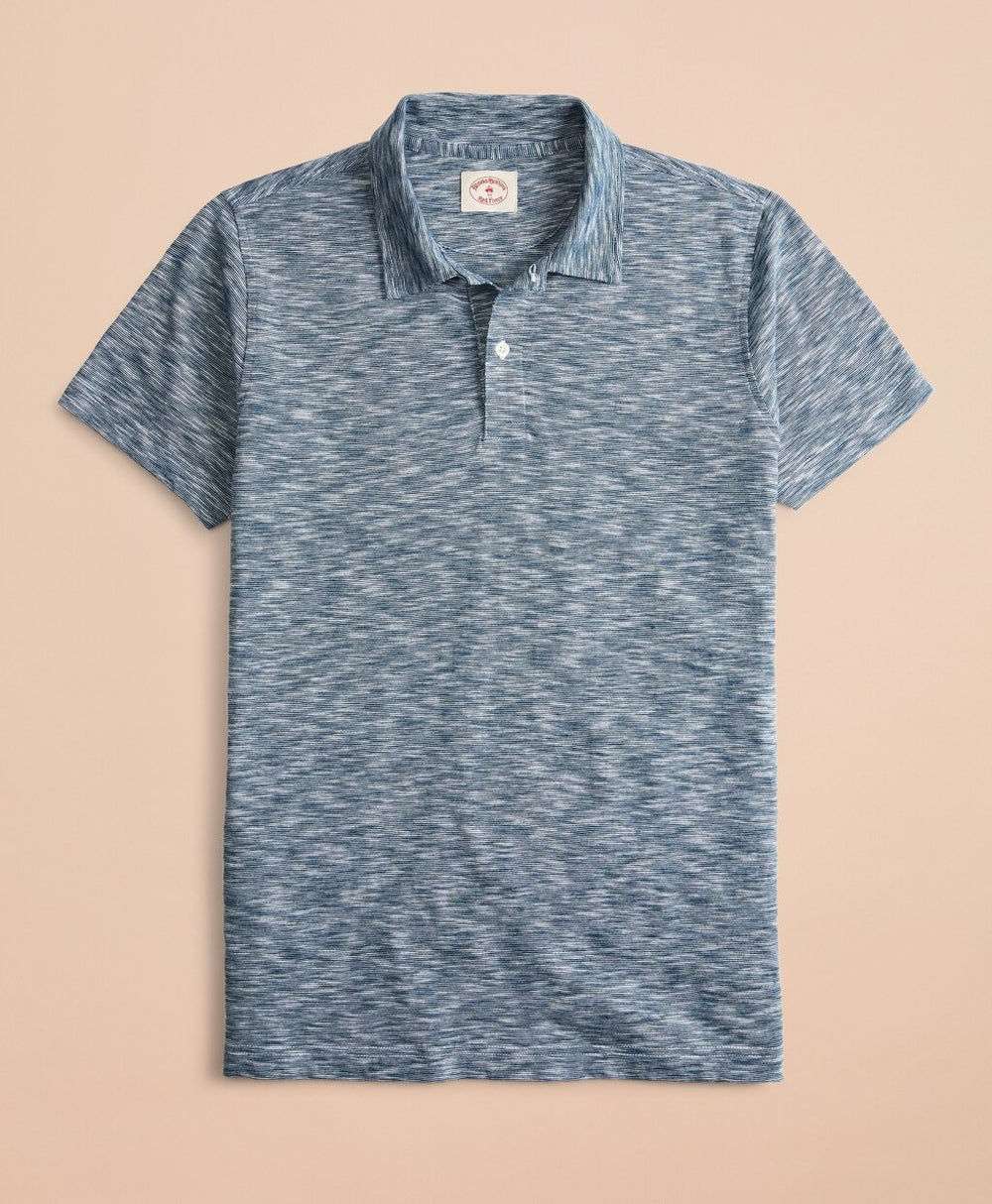 Feeder Stripe Slub Jersey Polo Shirt