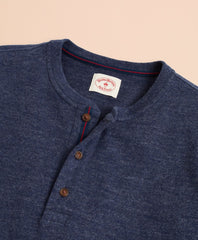 Cotton Jersey Long-Sleeve Henley