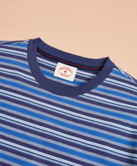 Multi-Stripe Cotton Jersey T-Shirt
