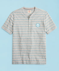 Head Of The Charles® Regatta Striped Jersey Short-Sleeve Henley