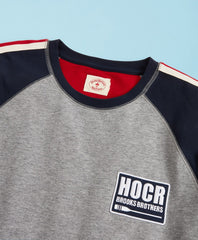 Head Of The Charles® Regatta Striped French Terry Raglan Sweatshirt