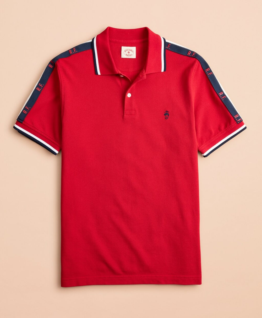 Cotton Pique Initial Polo Shirt