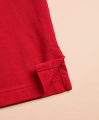 Cotton Pique Initial Polo Shirt