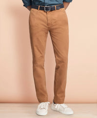 Slim-Fit Garment-Dyed Stretch Chinos