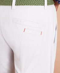 Pleat-Front Twill Chinos