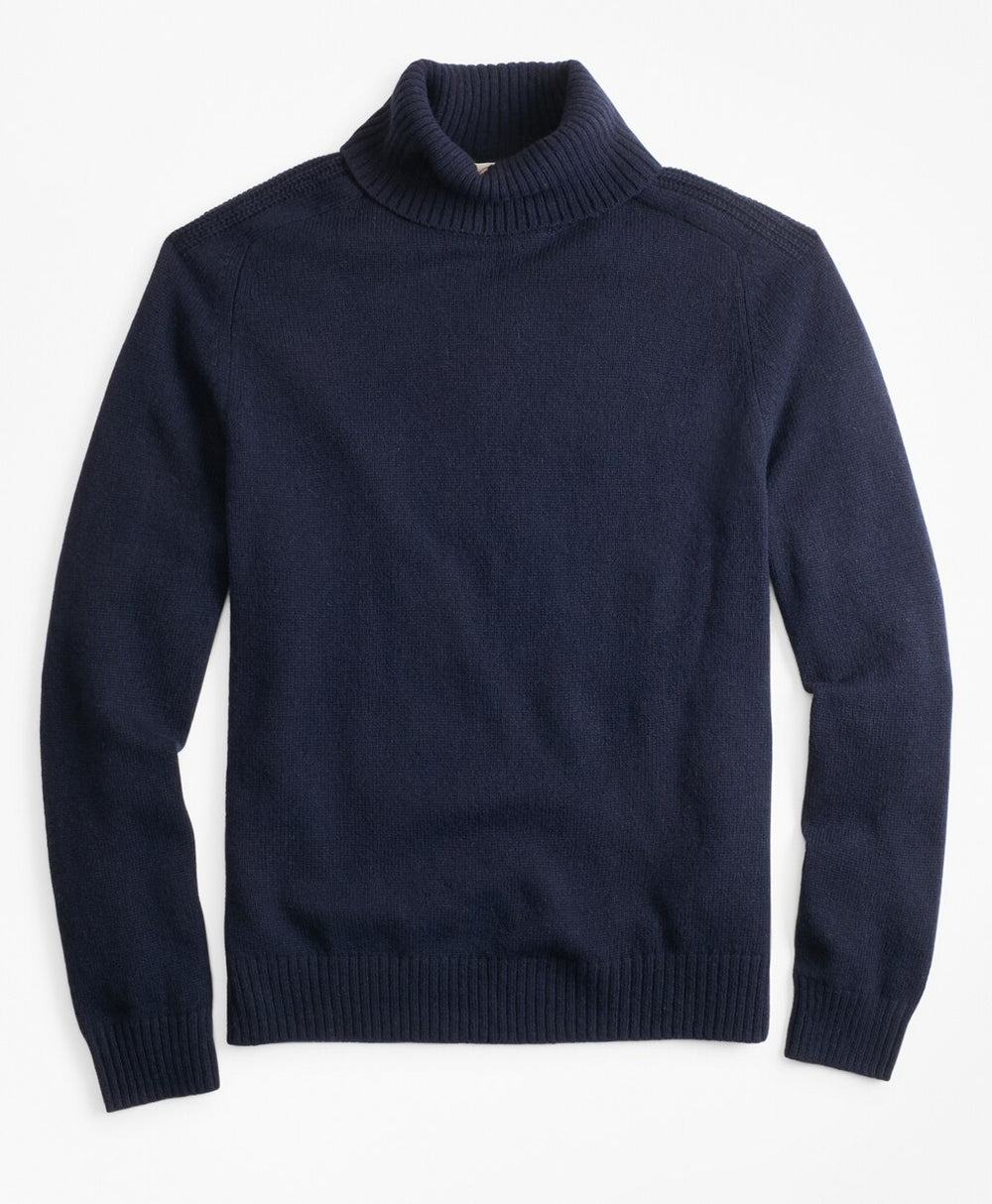 Alpaca-Blend Turtleneck Sweater